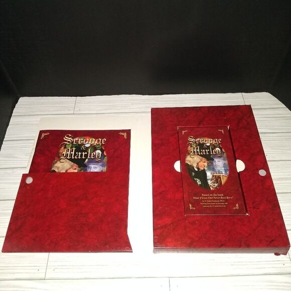 Vintage Sealed VHS SCROOGE & MARLEY & Official producers guide script in sleeve - Picture 4 of 8